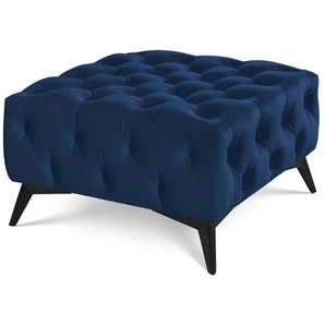 S-STYLE Hocker  Wilhelm ¦ blau ¦ Maße (cm): B: 80 H: 45