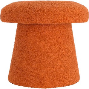 Xxxl Hocker, Braun, Kunststoff, rund, 43x38x43 cm, Wohnzimmer, Hocker, Sitzhocker