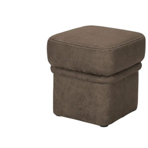 Hocker - braun - Materialmix - 40 cm - 46 cm - cm 40,0 | Möbel Kraft