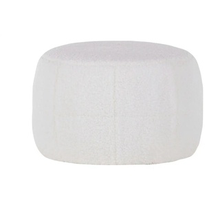 Hocker  Cotton ¦ weiß ¦ Maße (cm): H: 35  Ø: 55