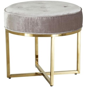 Hocker  Fran ¦ grau ¦ Maße (cm): H: 46  Ø: 51