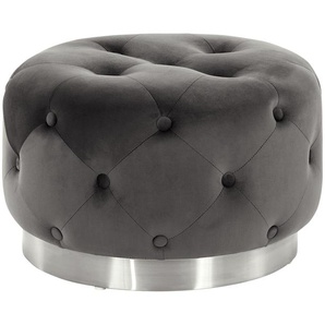 Hocker  Heidi ¦ grau ¦ Maße (cm): H: 35  Ø: 55