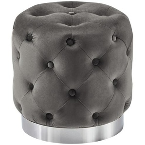 Hocker  Heidi ¦ grau ¦ Maße (cm): H: 44  Ø: 44