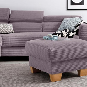 Hocker HOME AFFAIRE Steve Gr. B/H/T: 70 cm x 45 cm x 70 cm, Cord, rosa (rosé) Sitzhocker passend zur Serie Steve, leichten Reinigung mit Wasser
