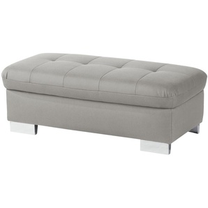 Lounge Collection Hocker  Inka ¦ grau ¦ Maße (cm): B: 130 H: 46 T: 65