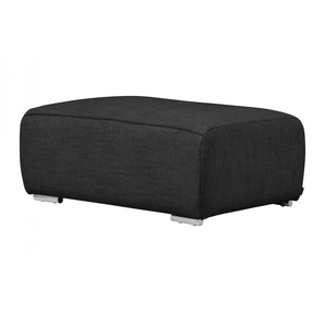 Hocker INOSIGN BEATRICE mit Wellenfederung, Maße B/T/H: 100/68/45 cm, grau (anthrazit), B:100cm H:45cm T:68cm, 100% Polyester, Hocker, passend zur Beatrice-Serie, in hochwertiger Verarbeitung