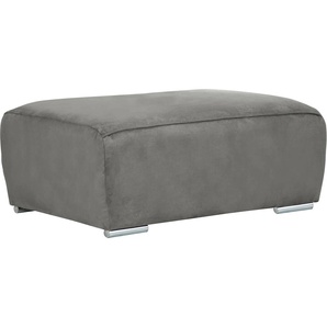 Hocker INOSIGN BEATRICE mit Wellenfederung, Maße B/T/H: 100/68/45 cm, grau, B:100cm H:45cm T:68cm, Hocker, passend zur Beatrice-Serie, in hochwertiger Verarbeitung