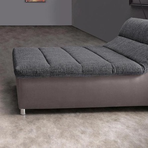 Hocker INOSIGN Imola Gr. B/H/T: 167 cm x 44 cm x 72 cm, Kunstleder SOFTLUX-Struktur, grau (grau, dunkelgrau) Sitzhocker Hocker