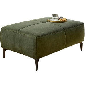 Hocker JOCKENHÖFER GRUPPE Salo, grün (dunkelgrün), B:114cm T:81cm, Hocker, im Retrolook mit Wellenunterfederung und frei im Raum stellbar
