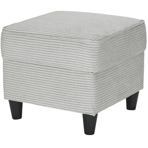 Hocker Kivana - grau - Materialmix - 52 cm - 45 cm - cm 52,0 | Möbel Kraft