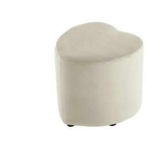 Hocker  Love ¦ creme ¦ Maße (cm): B: 45 H: 47 T: 47.0