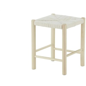 Hocker Massivholz Sebastian ¦ holzfarben ¦ Maße (cm): B: 36 H: 45,5 T: 36.0