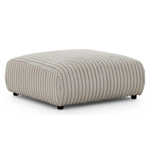 S-STYLE Hocker  Mollis ¦ grau ¦ Maße (cm): B: 88 H: 39