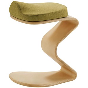 Hocker myERCOLINO 30 x 36 x 33cm Gelb/Olivgelb