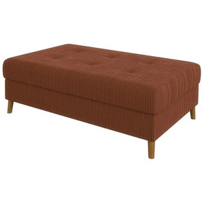 S-STYLE Hocker Maya - rot - Materialmix - 118 cm - 40 cm | Möbel Kraft