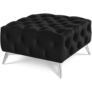 S-STYLE Hocker Wilhelm ¦ schwarz ¦ Maße (cm): B: 80 H: 45