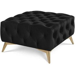 Hocker ¦ schwarz ¦ Maße (cm): B: 80 H: 45