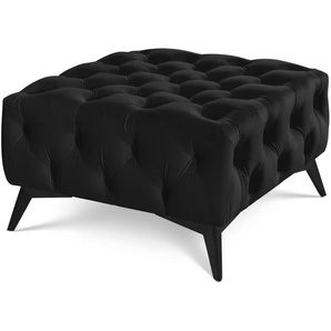 Hocker ¦ schwarz ¦ Maße (cm): B: 80 H: 45