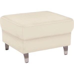 Hocker SIT&MORE Gr. B/H/T: 75 cm x 47 cm x 63 cm, Kunstleder SOFTLUX, mit Federkern, beige (creme) Sitzhocker Hocker