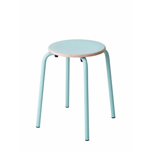 Hocker TabCollege hellblau, Designer Perfecta, 46x35x35 cm