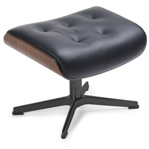 Hocker Timeout large, schwarz/Walnuss
