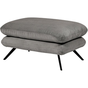 Hockerbank 3C CANDY Beatrice Hocker Gr. B/H/T: 120 cm x 45 cm x 60 cm, Breitcord, grau (dunkelgrau) Sitzhocker Hocker mit modernem Polsteraufbau, auch in Breitcord, passend zur Serie