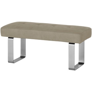 Hockerbank  Canto I ¦ beige ¦ Maße (cm): B: 113 H: 51 T: 48.0