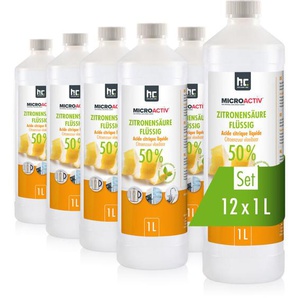 Höfer Chemie Gmbh - 12x 1 l Microactiv® Zitronensäure 50% flüssig