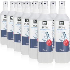 Höfer Chemie Gmbh - 12x 250 ml Isopropanol 70% in Sprühflaschen