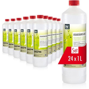 Höfer Chemie Gmbh - 24x 1 Liter Essigsäure 60% in Flaschen