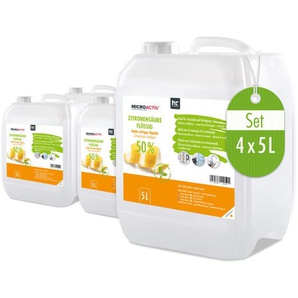 Höfer Chemie Gmbh - 4x 5 l Zitronensäure 50% flüssig