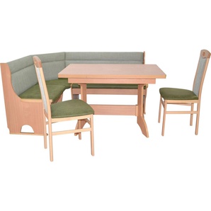 HOFMANN LIVING AND MORE Essgruppe 4tlg. Eckbankgruppe, (Spar-Set, 4-tlg., 4tlg. Eckbankgruppe), Stühle montiert