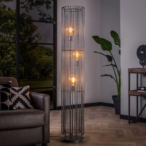 Hohe Stehlampe aus Metall Industry und Loft Stil