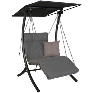 Hollywoodschaukel 1-Sitzer Luxus Smart granit