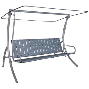Hollywoodschaukel 3-Sitzer silber