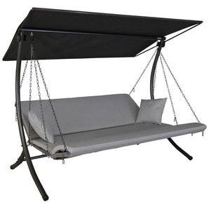 Hollywoodschaukel Luxus Zip granit