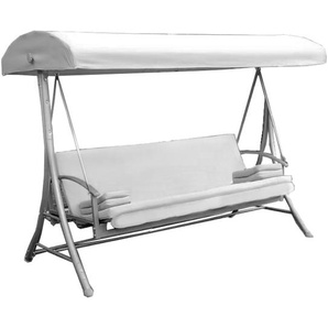 Hollywoodschaukel Sophia 3-Sitzer grau 240 x 174 x 120 cm