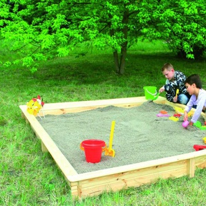 Holz-Sandkasten Modell Yanick 2,25 x 2,25 m Gartenspielzeug Promadino Kasten