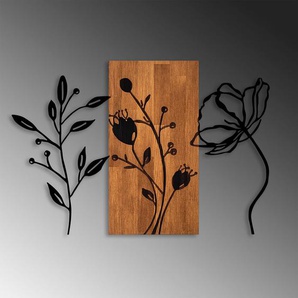 Holz Wanddekoration Pflanzen & Blumen
