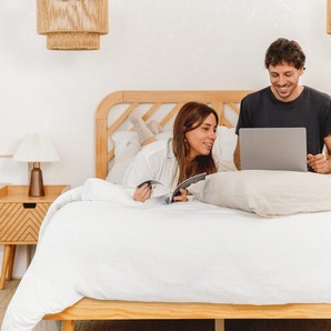 Holzbett Alba 135 x 190 (cm) / Eiche