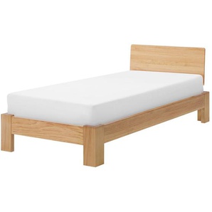 Einzelbett Braun 90 x 200 cm Kiefernholz Universell Mit Lattenrost Stabile Konstruktion Minimalistisch Modern