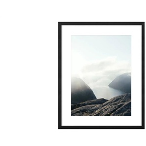 Holzbilderrahmen 40x50 cm Iceland - schwarz - Holzwerkstoff - 42 cm - 52 cm - cm 2,8 | Möbel Kraft