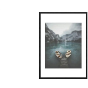 Holzbilderrahmen 50x70 cm Iceland - schwarz - Holzwerkstoff - 52 cm - 72 cm - cm 2,8 | Möbel Kraft