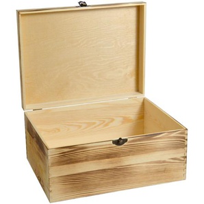 Holzboxen personalisiert geflammt Aufbewahrungsbox Holz Regal Dekoration