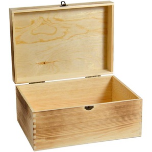 Holzboxen personalisiert geflammt Aufbewahrungsbox Holz Regal Dekoration