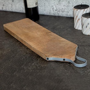 Holzbrett Käsebrett Schneidbrett Wurst Küchenbretter Frühstück - 61,0x15,5 cm