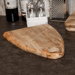 Holzbrett Präsentation Schneidbrett Küchenbretter Frühstück - 25,5 x 39,0 cm