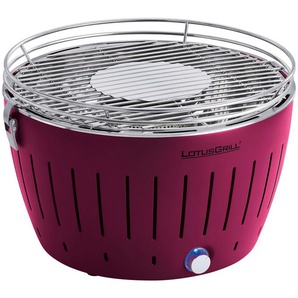 Holzkohlegrill LOTUSGRILL Classic (G340) Grills Gr. H: 27 cm, lila (pflaumenlila) Holzkohlegrills