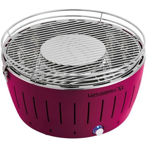 Holzkohlegrill LOTUSGRILL XL (G435) Grills Gr. H: 28,8 cm, lila (pflaumenlila) Holzkohlegrills