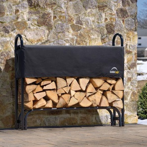 NOGGI Kaminholzständer 130cm - Metall-Gestell Für Feuerholz Indoor & Outdoor